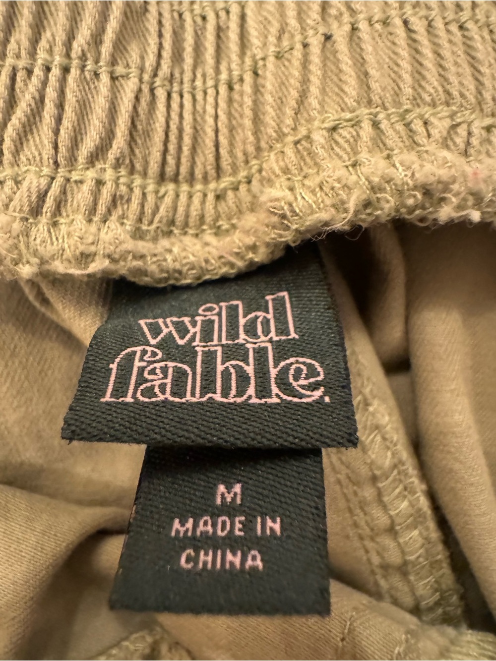 wild fable Wide Leg Cargo Pants in light Green - Picture 2 of 5